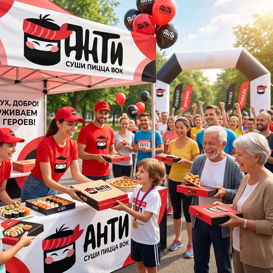 Социальные мероприятия Anti-Sushi