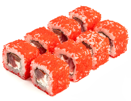 Сложный ролл яркий тунец