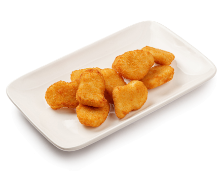 Горячие закуски куриные наггетсы