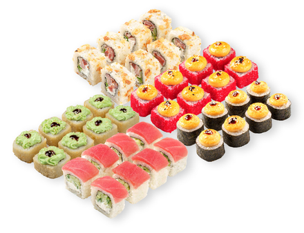 Сет роллов фишбум 40-44шт