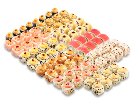 Сет роллов весенний беспредел 2кг до 100шт