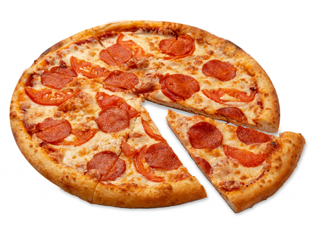 Аппетитная пицца Пепперони Томато 25см с бесплатной доставкой на дом. Антисуши - вкусно и выгодно.