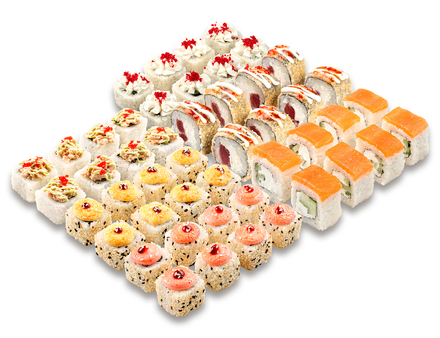 Сет роллов женская радость 48шт