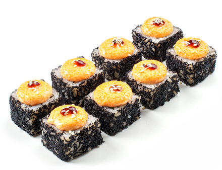 Запеченный ролл окунь кляр