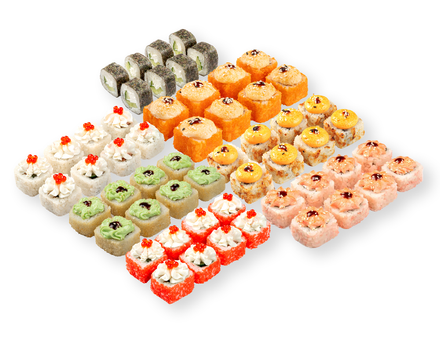 Сет роллов бестпрайс 56-64шт