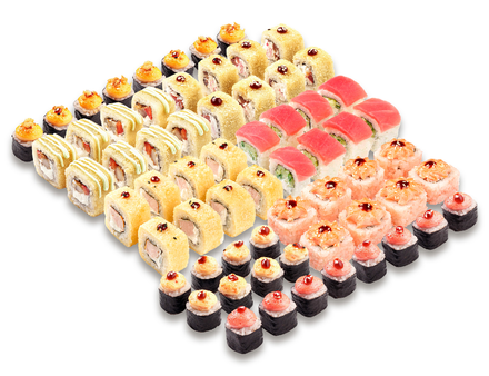 Сет роллов палочки оближешь 56-64шт