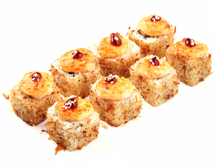 Запеченный ролл окунец