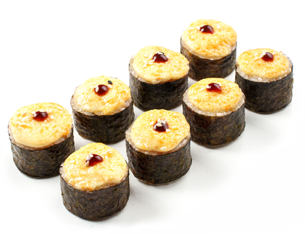 Запеченный ролл горячий кальмар