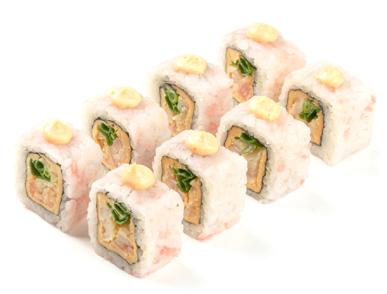 Сложный ролл креветочный