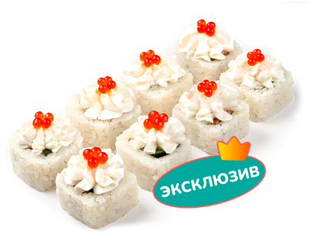 Сложный ролл кальмарье