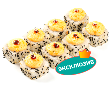 Запеченный ролл сырный кальмар