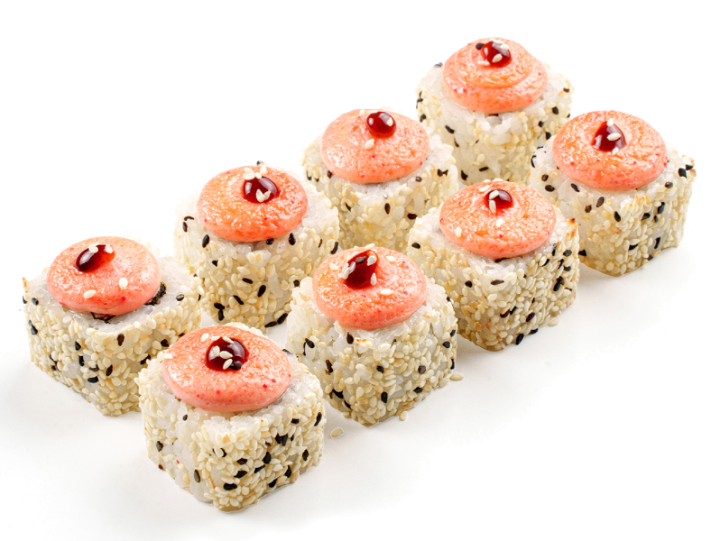 Запеченный ролл рыбуба