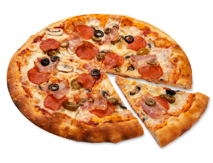 Пицца с мясом Острая Пеперони 30см