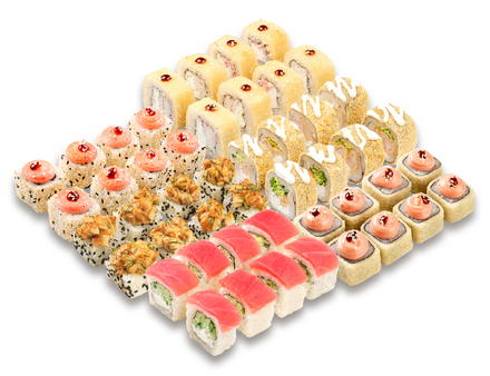 Сет роллов ролльче и рыбана 48шт