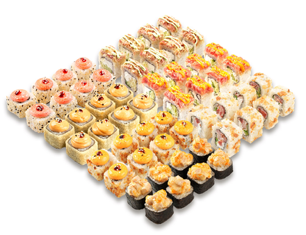 Сет роллов мужской выбор 56-64шт