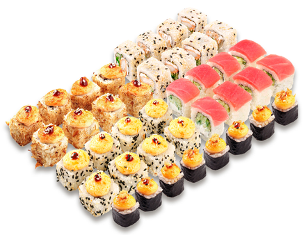 Сет роллов весенний беспредел 1 кг 40-44шт