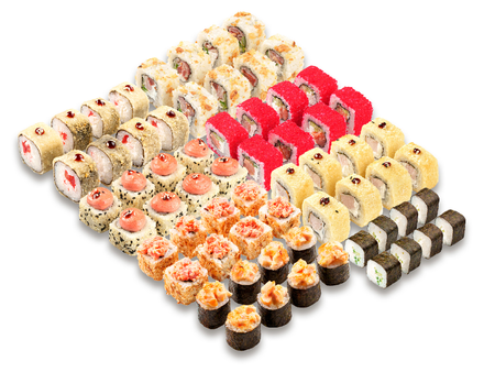 Сет роллов велком 56-64шт