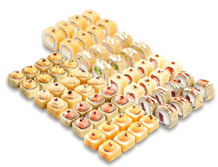 Сет роллов горячая восьмерка 56-64шт