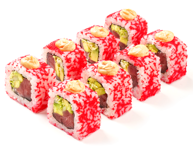 Сложный ролл лёд и пламя