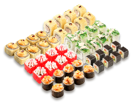 Сет роллов февраль 48шт