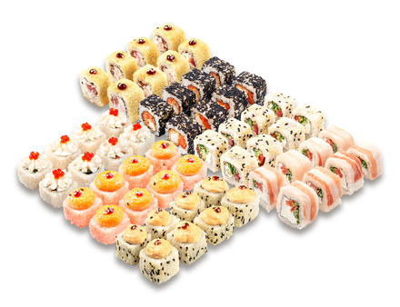 Сет роллов забери сам 1,5 кг 56-64шт