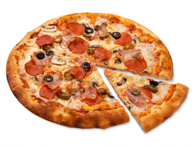Пицца с мясом Острая Пепперони 25cм