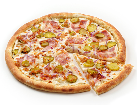 Пицца с мясом Бургер 35 См