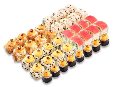 Сет роллов весенний беспредел 1 кг 40-44шт