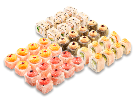 Сет роллов осенний беспредел 1кг 40-44шт