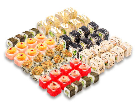 Сет роллов муж на час 56-64шт