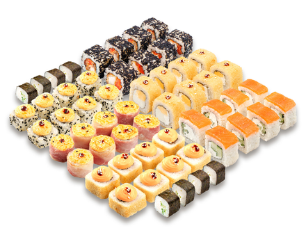 Сет роллов новогодный беспредел 1,5 кг 56-64шт