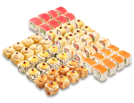 Сет роллов весений беспредел 1,5 кг 56-64шт