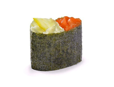 Сливочный Гункан С Копченым Лососем