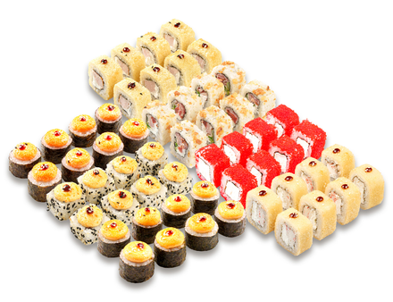 Сет роллов горячий тур 56-64шт