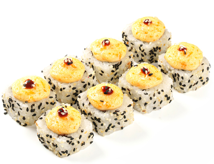 Запеченный ролл сырный кальмар