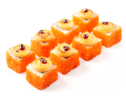 Запеченный ролл золотая рыбка