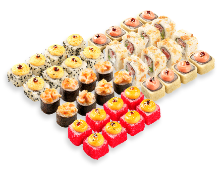 Сет роллов предновогодний 40-44шт