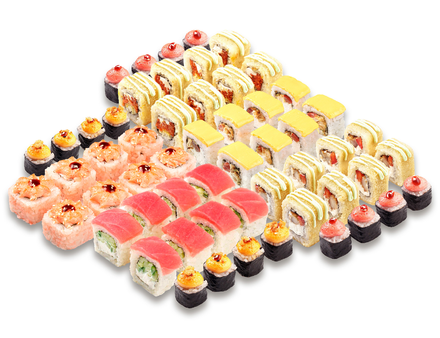 Сет роллов контрролл 56-64шт